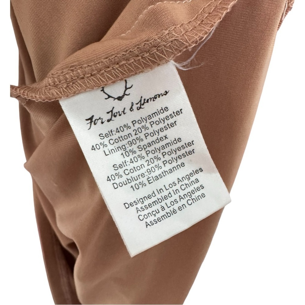 FOR LOVE & LEMONS A Night to Remember Mini Dress Long Sleeve Purple Embroidery S - Picture 4 of 6